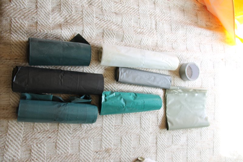 Müllsack-Unterwäsche